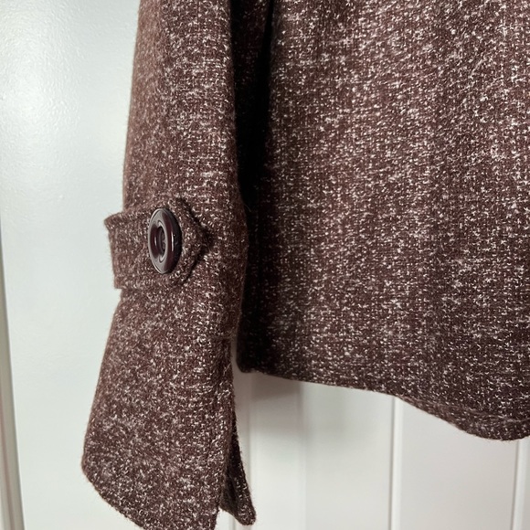 Brown Trendology Button Jacket (Small) - Picture 3 of 8